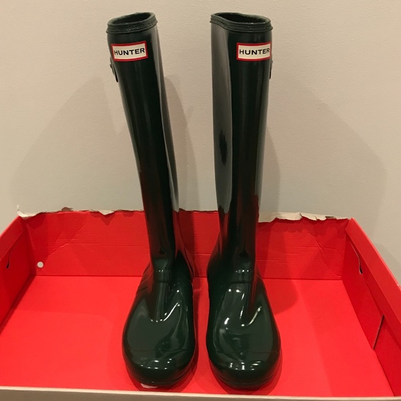 Hunter Shoes - Hunter Gloss Rain Boots - Brand New